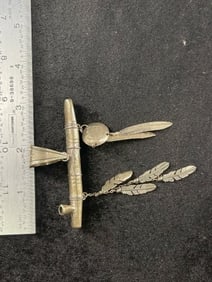 Sterling Silver Pipe Indian Artifact Arrowhead