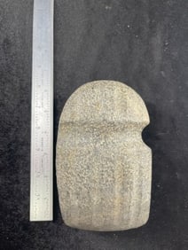 Fluted Grooved Axe Indian Artifact Arrowhead