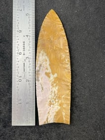 5 & 1/4" Clovis Indian Artifact Arrowhead