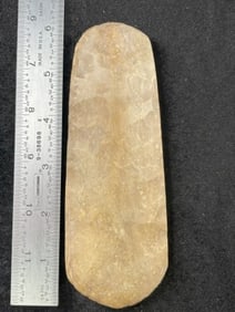 Polished Celt Indian Artifact Arrowhead