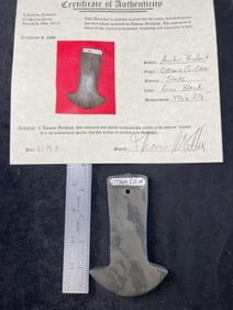 4 & 5/8" Anchor Pendant with Thomas Matthews COA from Ohawa County, Ohio Indian Artifact Arrowhead