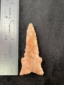 Dalton Indian Artifact Arrowhead
