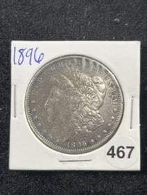 1896 Morgan Silver Dollar Coin