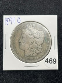 1891 O Morgan Silver Dollar Coin