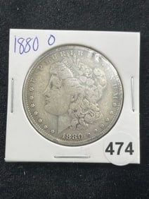 1880 O Morgan Silver Dollar Coin