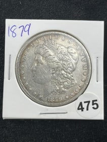 1879 Morgan Silver Dollar Coin