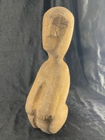 Large Stone Human Effigy Indian Artifact Arrowhead