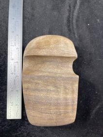 Grooved Axe with Flutes Indian Artifact Arrowhead