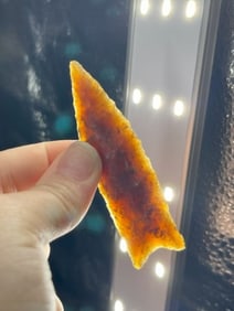 Knife River Flint Clovis Indian Artifact Arrowhead