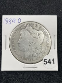 1889 O Morgan Silver Dollar Coin