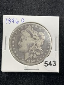 1896 O Morgan Silver Dollar Coin