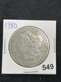 1880 Morgan Silver Dollar Coin