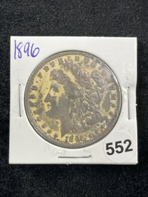 1896 Morgan Silver Dollar Coin