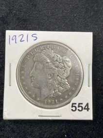 1921 S Morgan Silver Dollar Coin