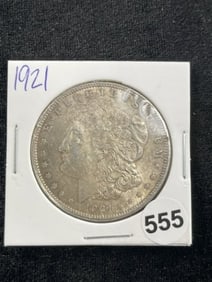 1921 Morgan Silver Dollar Coin