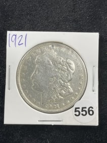 1921 Morgan Silver Dollar Coin