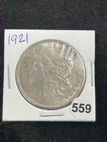 1921 Morgan Silver Dollar Coin