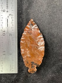Mahogany Obsidian Point Indian Artifact Arrowhead