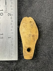 Fish Effigy Bead Indian Artifact Arrowhead