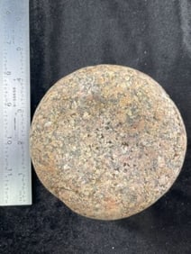 4 & 1/4" Discoidal Indian Artifact Arrowhead