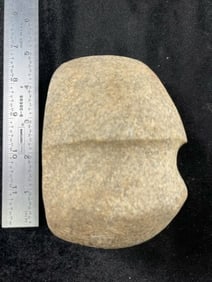 4 & 7/8" Grooved Axe Indian Artifact Arrowhead