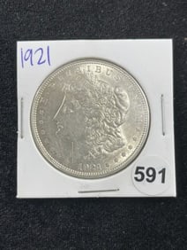 1921 Morgan Silver Dollar Coin