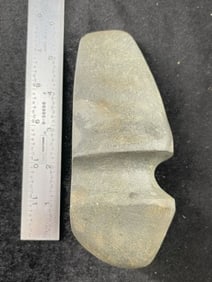 6 & 1/8" Grooved Axe Indian Artifact Arrowhead