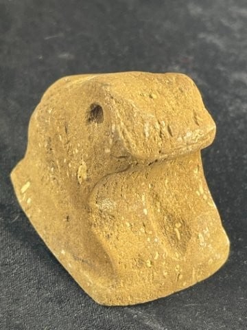 3 & 1/4" Stone Frog Effigy Pendant Indian Artifact Arrowhead (1 of 8)