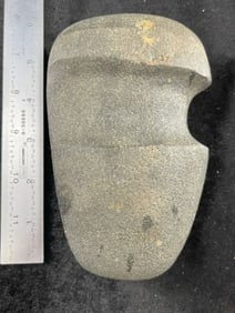 5 & 3/4" Grooved Axe Indian Artifact Arrowhead