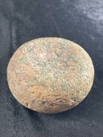 3 & 5/8" Discoidal Indian Artifact Arrowhead