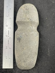 6 & 1/2" Grooved Axe Indian Artifact Arrowhead