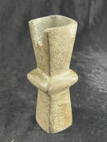 Tube Pipe with Damage Indian Artifact Arrowhead
