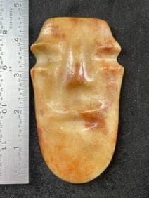 Quartz Face Effigy Indian Artifact Arrowhead
