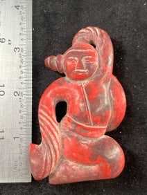 Chinese Jade Hongshan Figurine