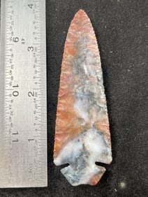 3 & 7/8" Dovetail Indian Artifact Arrowhead