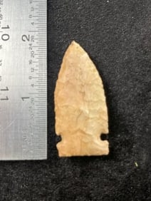 1 & 7/8" Cache River Indian Artifact Arrowhead
