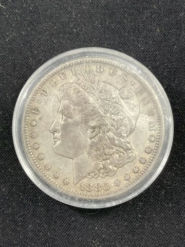 1880 Morgan Silver Dollar Coin (1 of 2)