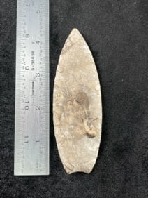 Agate Basin Indian Artifact Arrowhead
