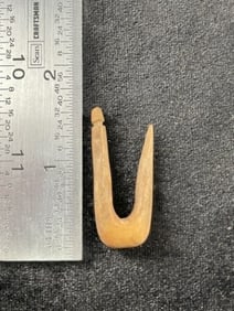Bone Hook Indian Artifact Arrowhead