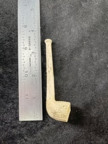 Trade Pipe Indian Artifact Arrowhead