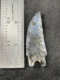 2 & 3/8" Crescent Knife Obsidian from Nevada Collection Indian Artifact Arrowhead