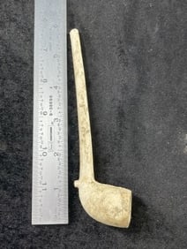 Trade Pipe Indian Artifact Arrowhead