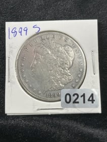 1899 S UNC Morgan Silver Dollar Coin