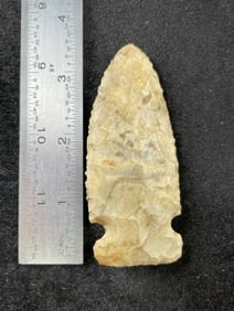 Side Notch Indian Artifact Arrowhead