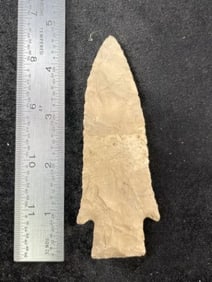 4 & 1/2" Hardin Indian Artifact Arrowhead