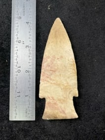 4 & 1/8" Hardin Indian Artifact Arrowhead