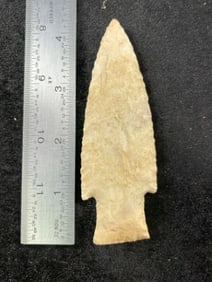 4 & 1/8" Hardin Indian Artifact Arrowhead