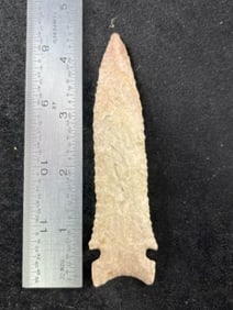 4 & 3/8" Graham Cave Indian Artifact Arrowhead