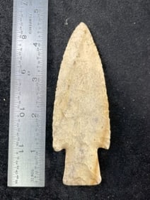 4 & 1/2" Hardin Indian Artifact Arrowhead