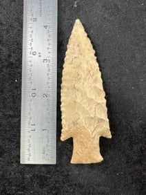 4" Hardin Indian Artifact Arrowhead